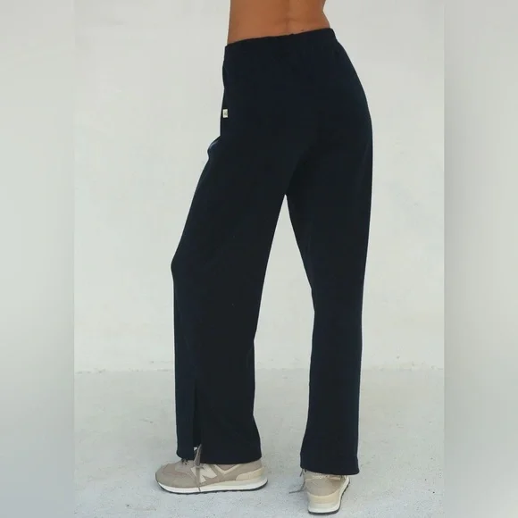 NWT Araminta James HARLOW TERRY PANT $118 - color midnight navy - Size MEDIUM - Picture 2 of 9